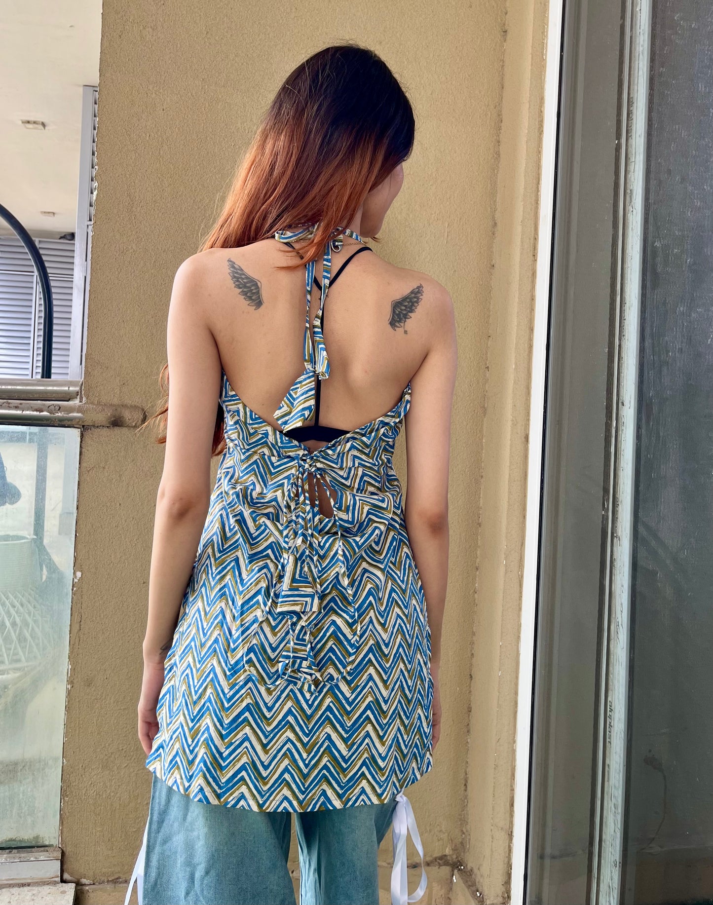 Zyra Halter Neck Kurti