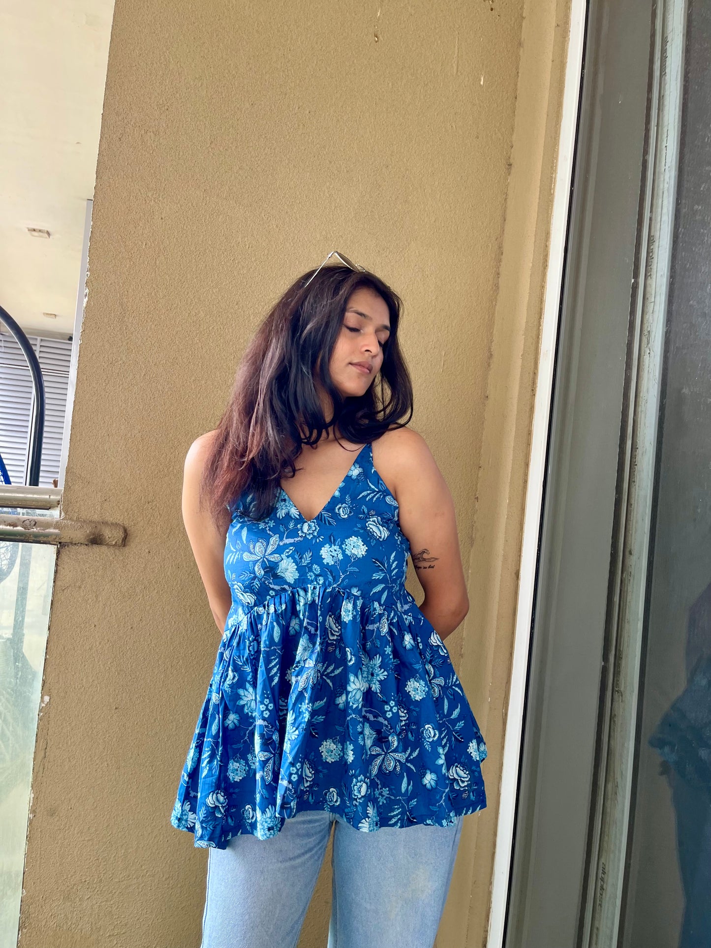 Neel Pelpum Short Kurti