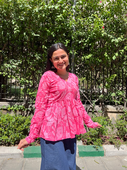 Lover Peeplum Short Kurti Top