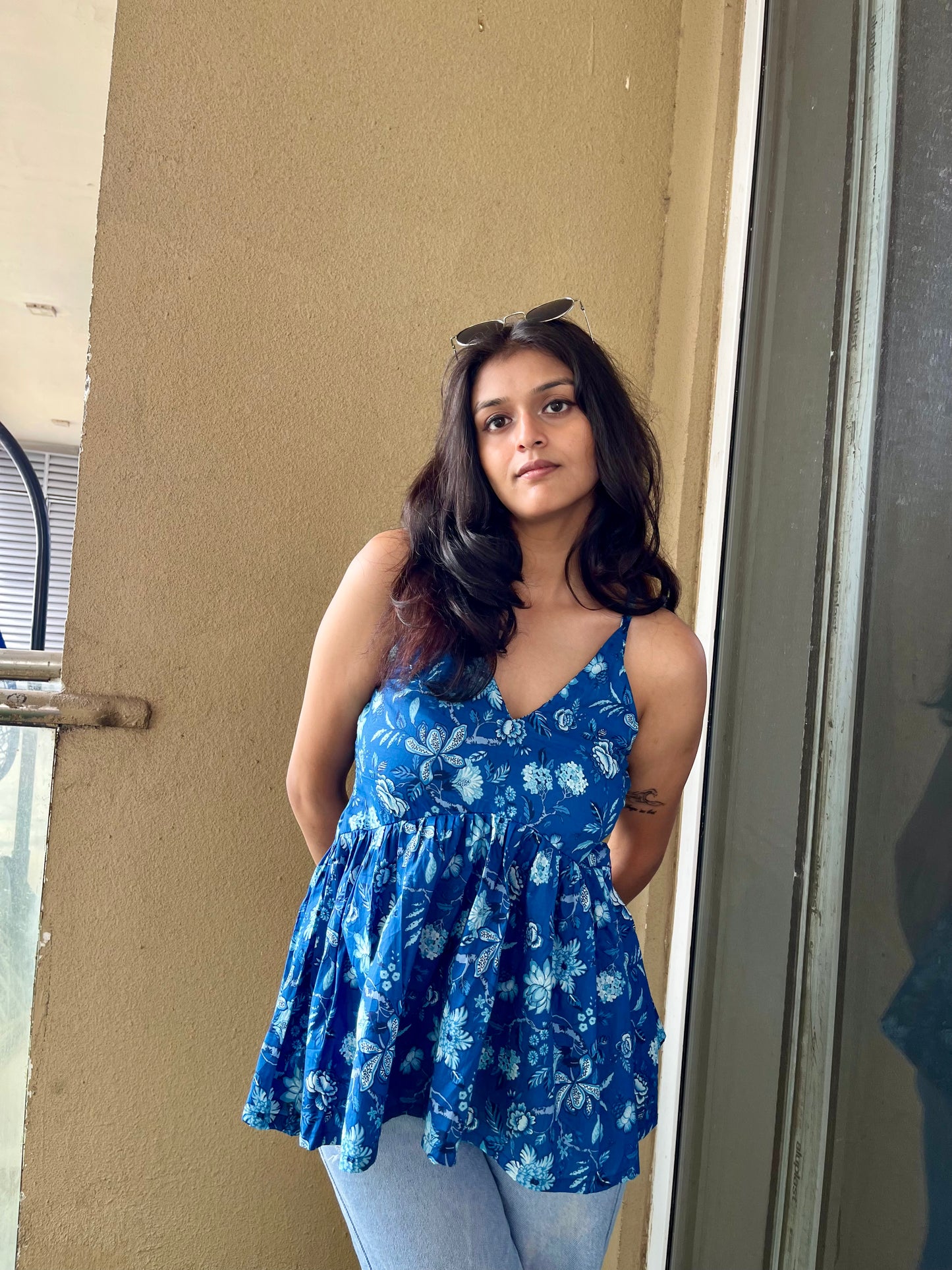 Neel Pelpum Short Kurti