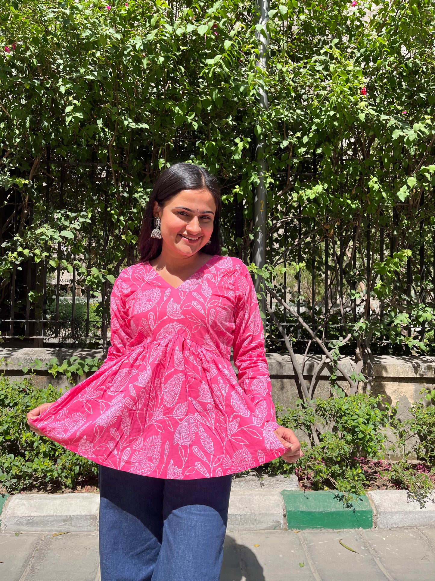 Lover Peeplum Short Kurti Top