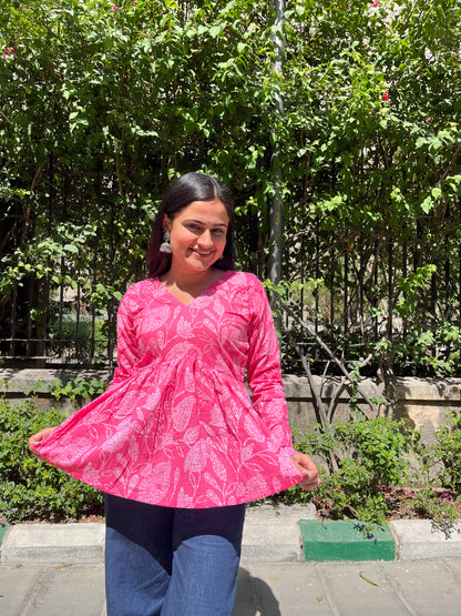 Lover Peeplum Short Kurti Top