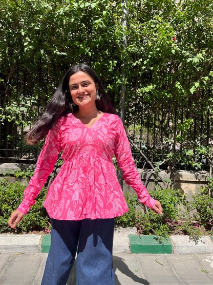 Lover Peeplum Short Kurti Top