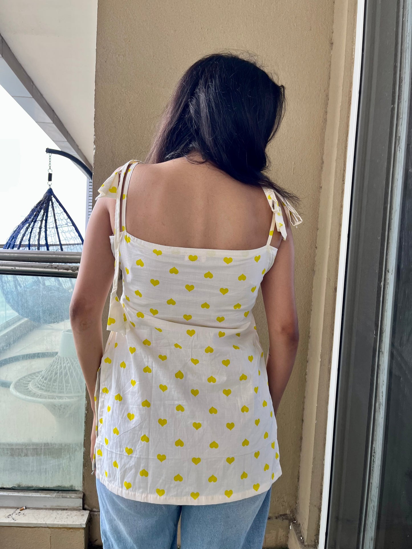 Liril Heart Tie-up Short Kurti