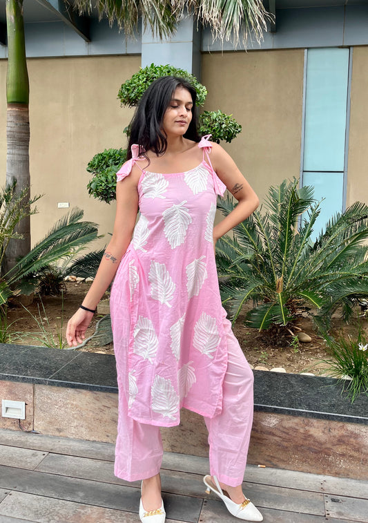 Barbie Embroidered Long Kurti