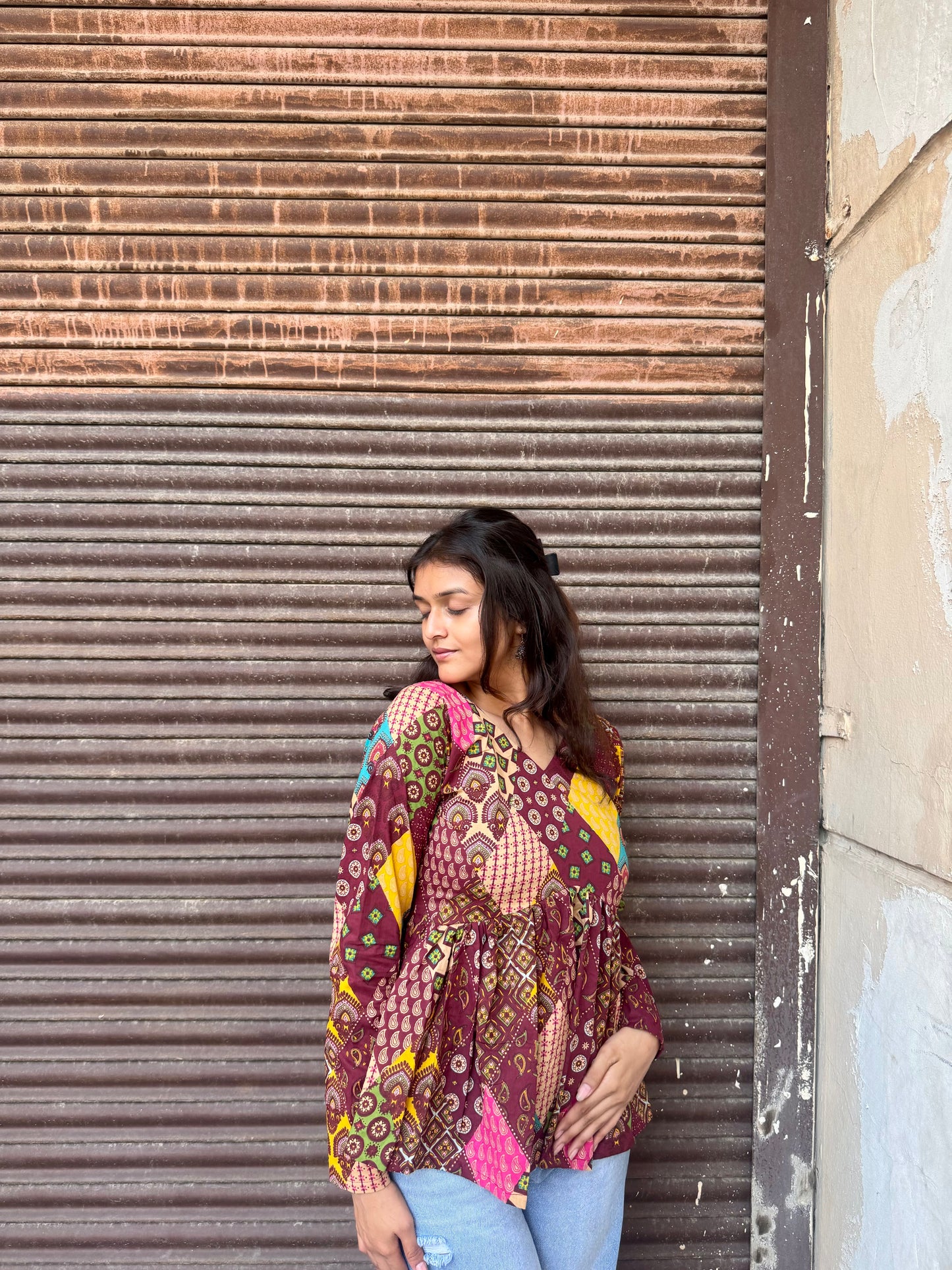 Honey Short Kurti Top