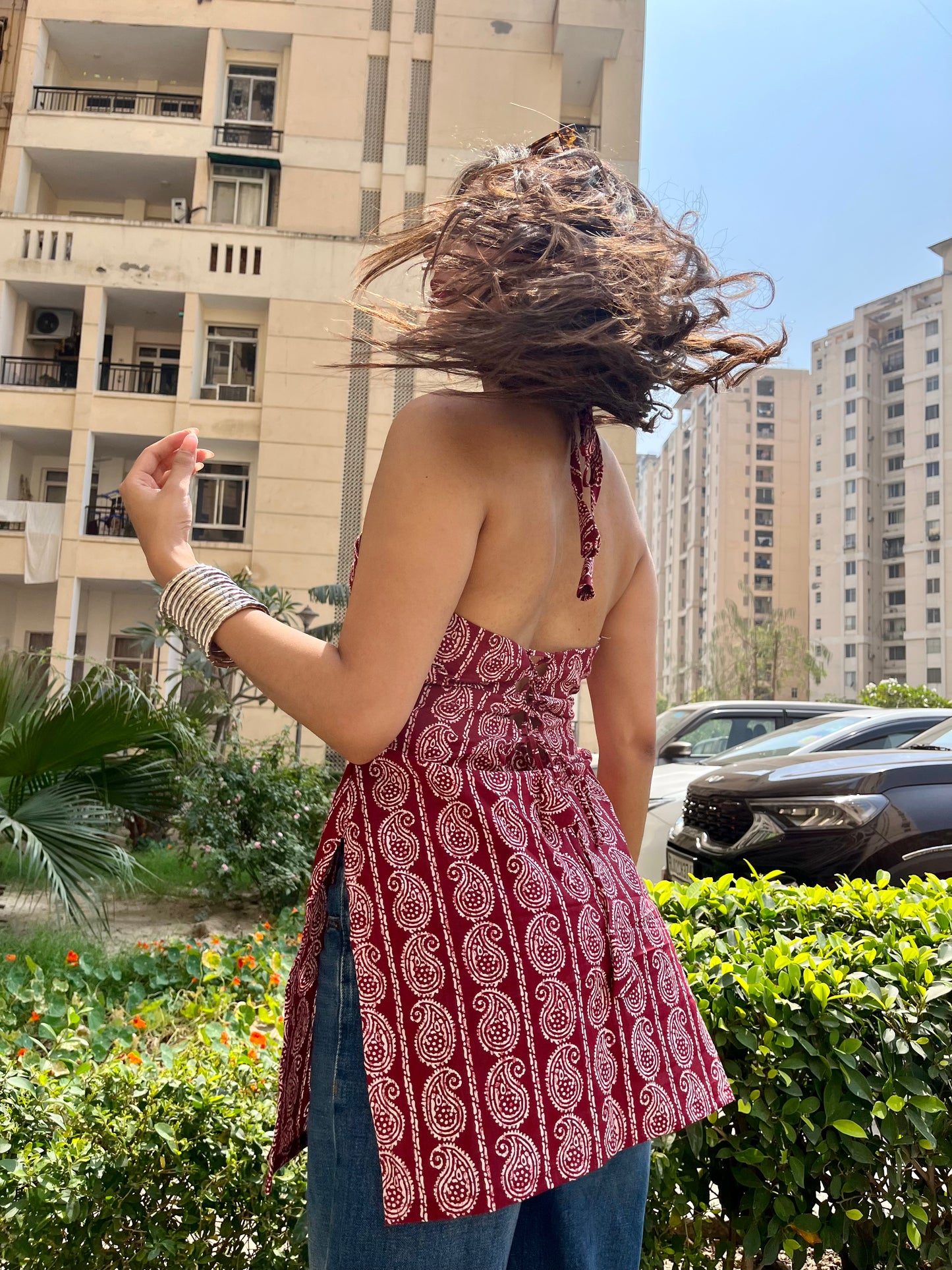 Kaya Halter Neck Kurti