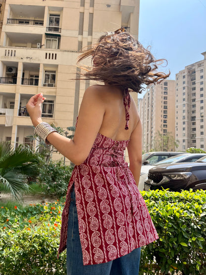 Kaya Halter Neck Kurti