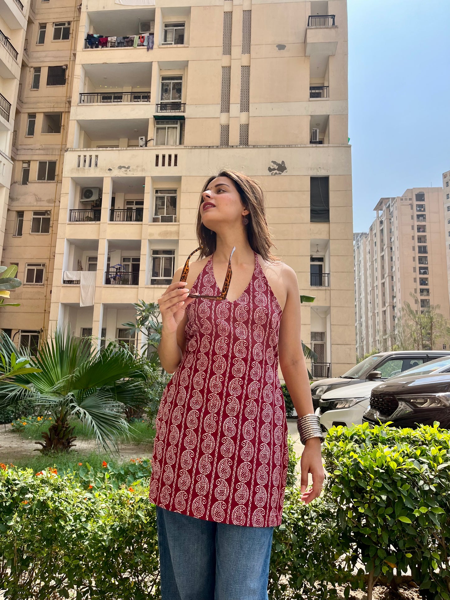 Kaya Halter Neck Kurti