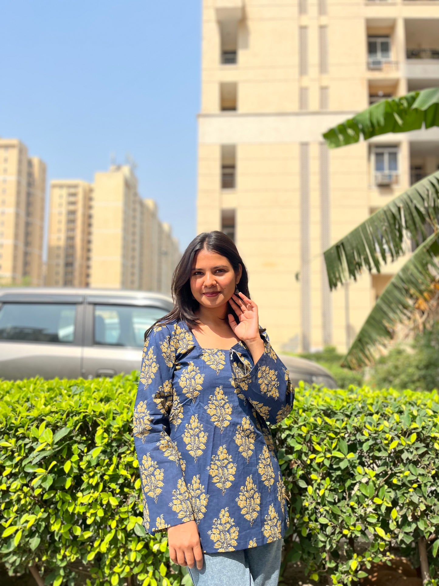 Kashvi Straight Short Kurti