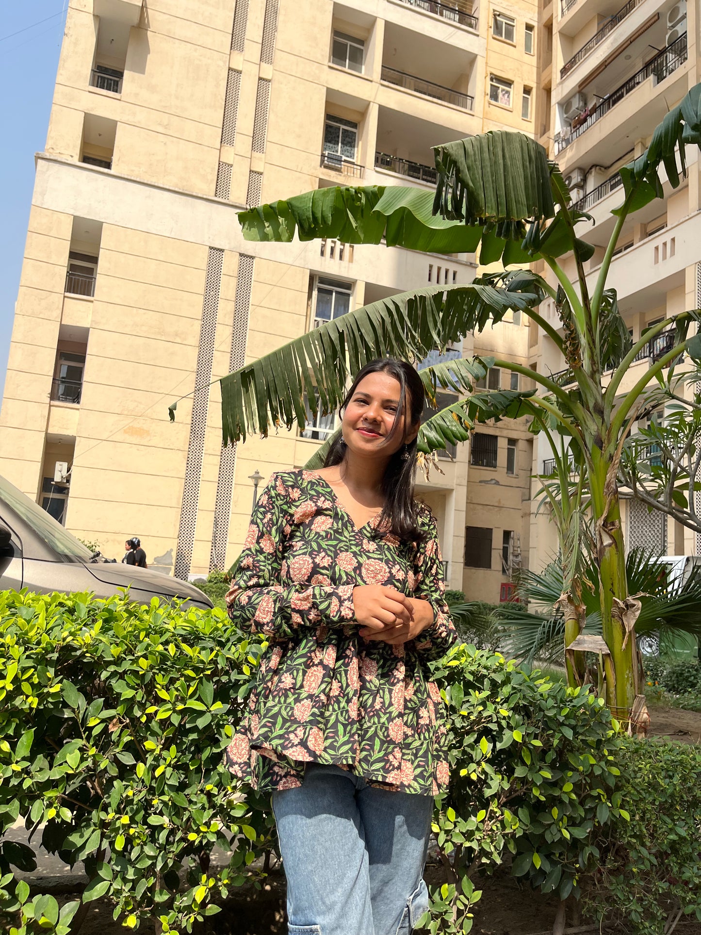 Kannu Peplum Short Kurti