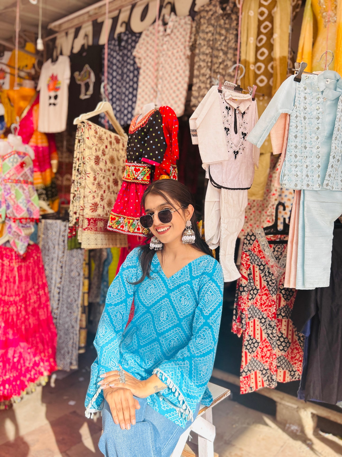 Khas Khas Straight Short Kurti