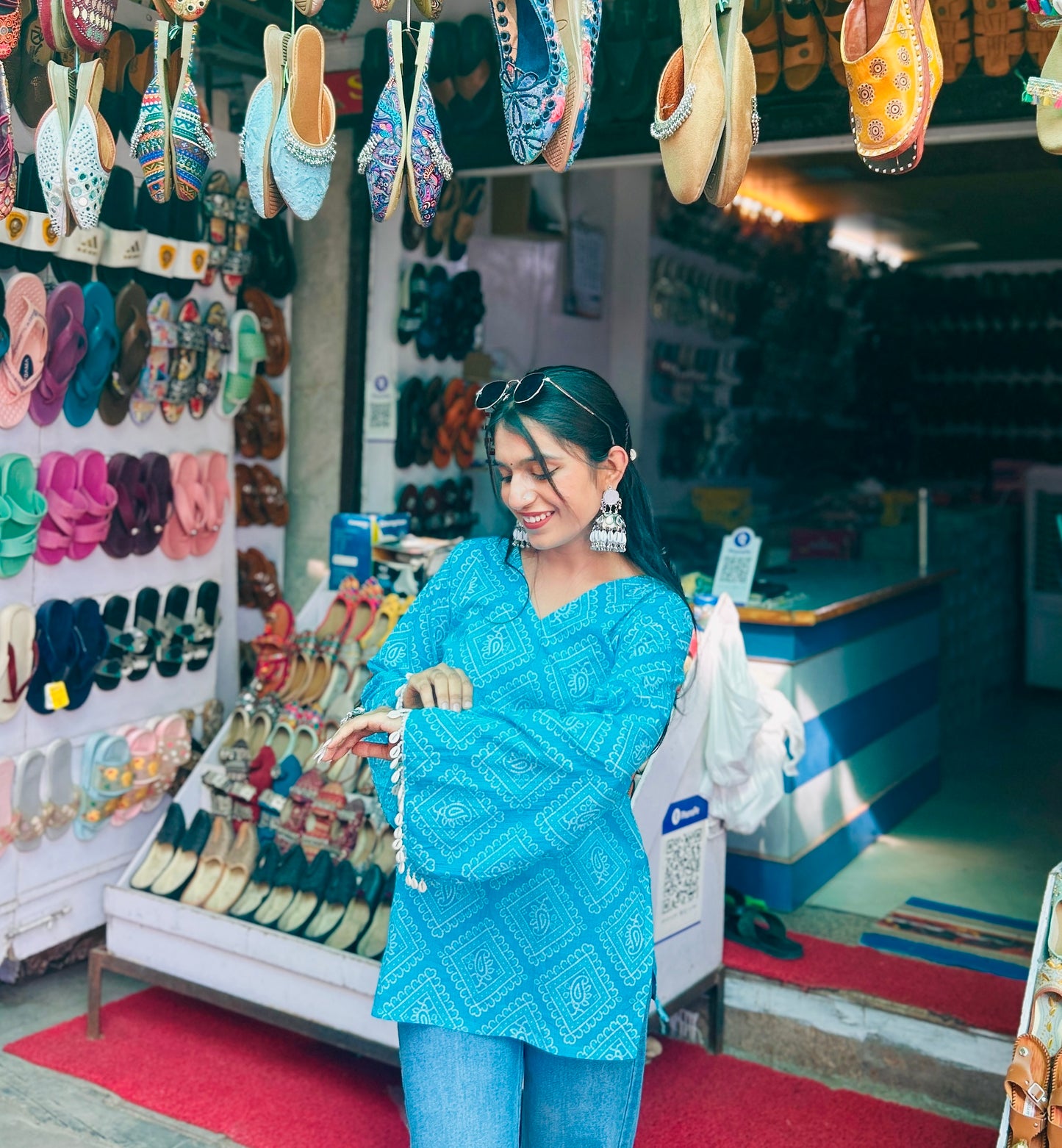 Khas Khas Straight Short Kurti