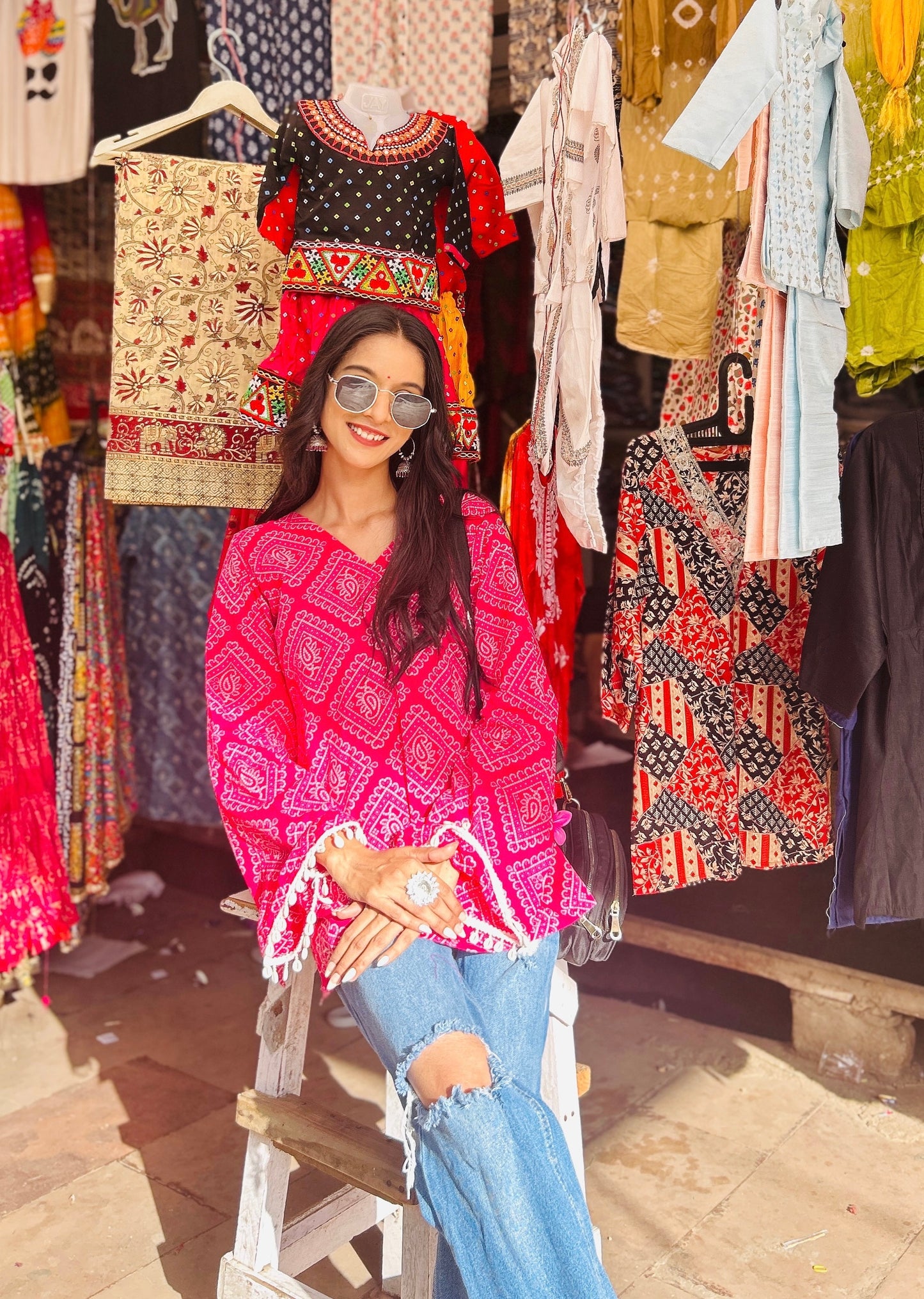 Kalla Khatta Straight Short Kurti