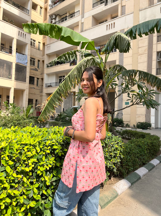 Tia Strappy Short Kurti