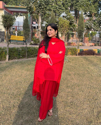 Laal Pari Farshi Salwar Set