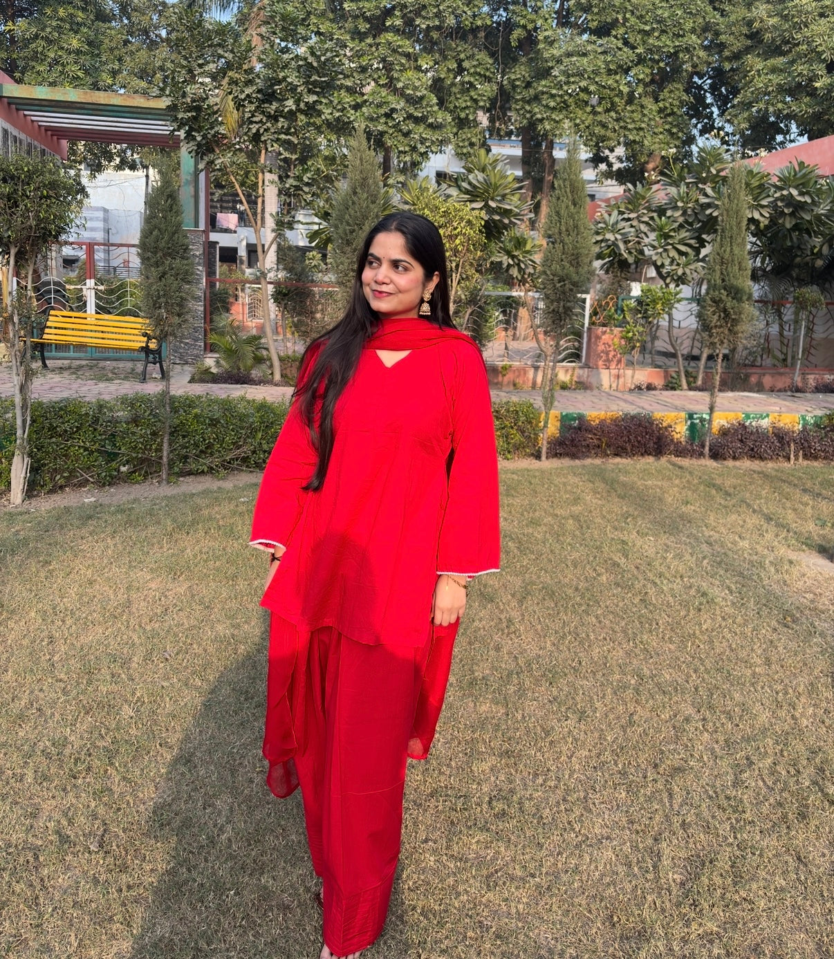 Laal Pari Farshi Salwar Set