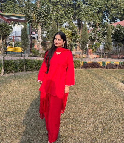 Laal Pari Farshi Salwar Set