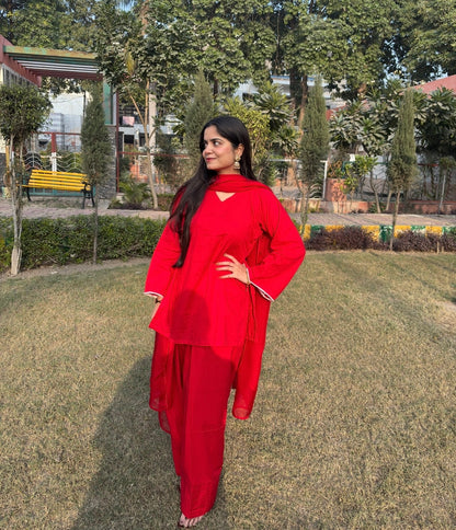 Laal Pari Farshi Salwar Set