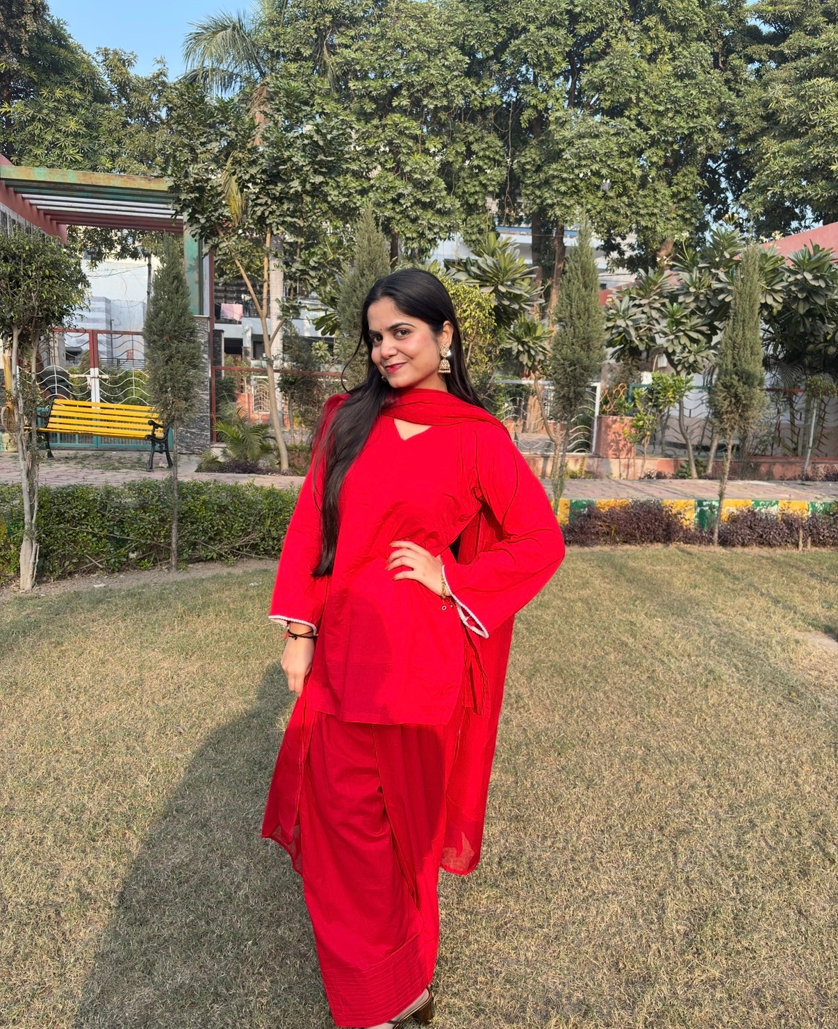 Laal Pari Farshi Salwar Set