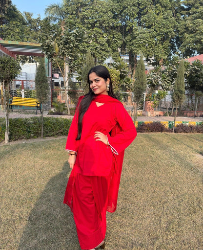 Laal Pari Farshi Salwar Set
