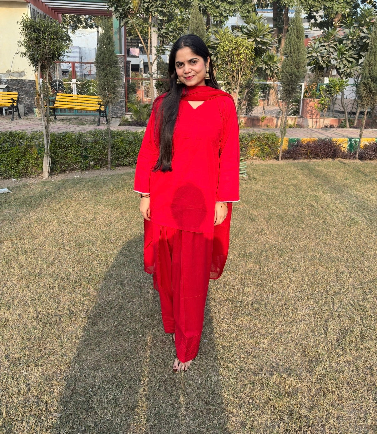 Laal Pari Farshi Salwar Set