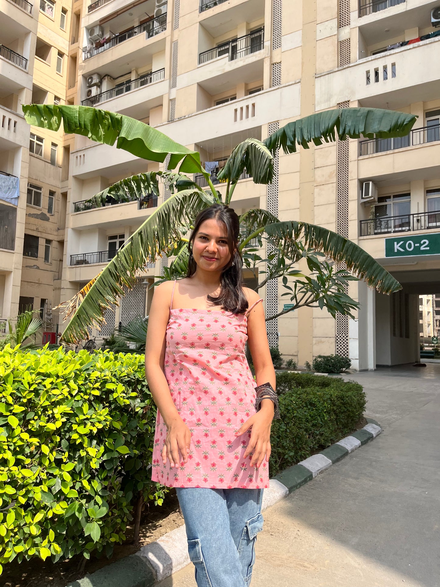 Tia Strappy Short Kurti