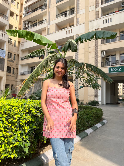 Tia Strappy Short Kurti