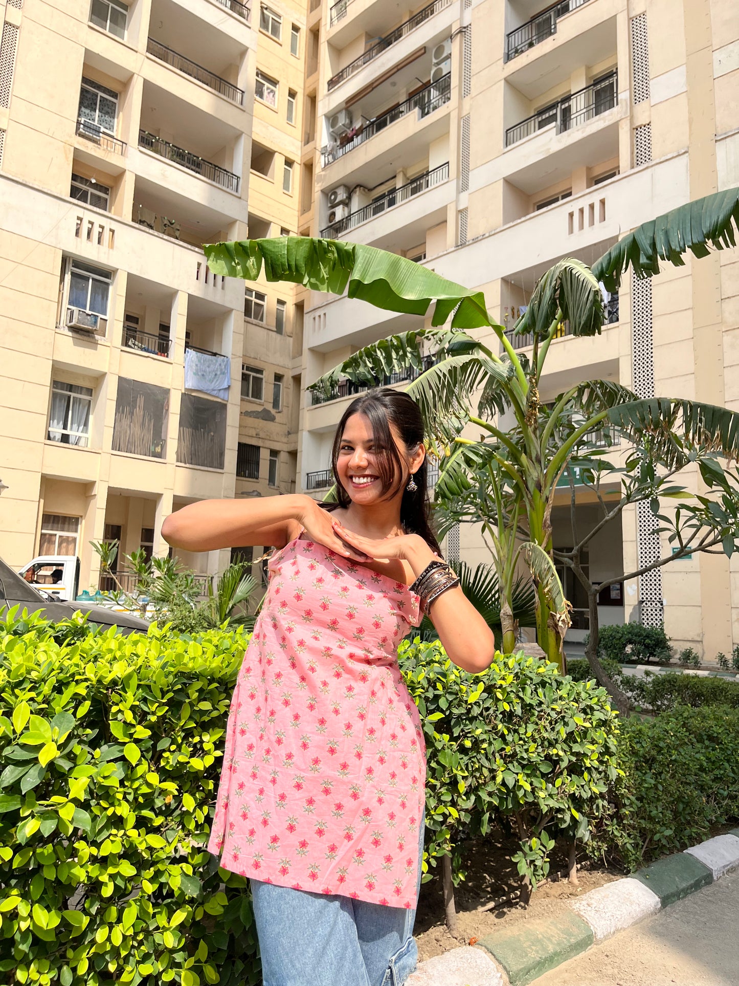 Tia Strappy Short Kurti