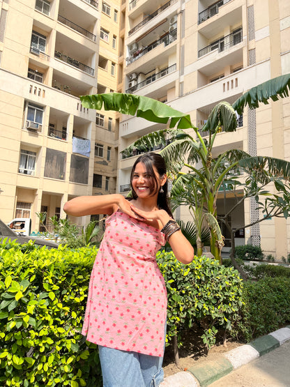 Tia Strappy Short Kurti