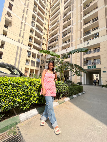 Tia Strappy Short Kurti