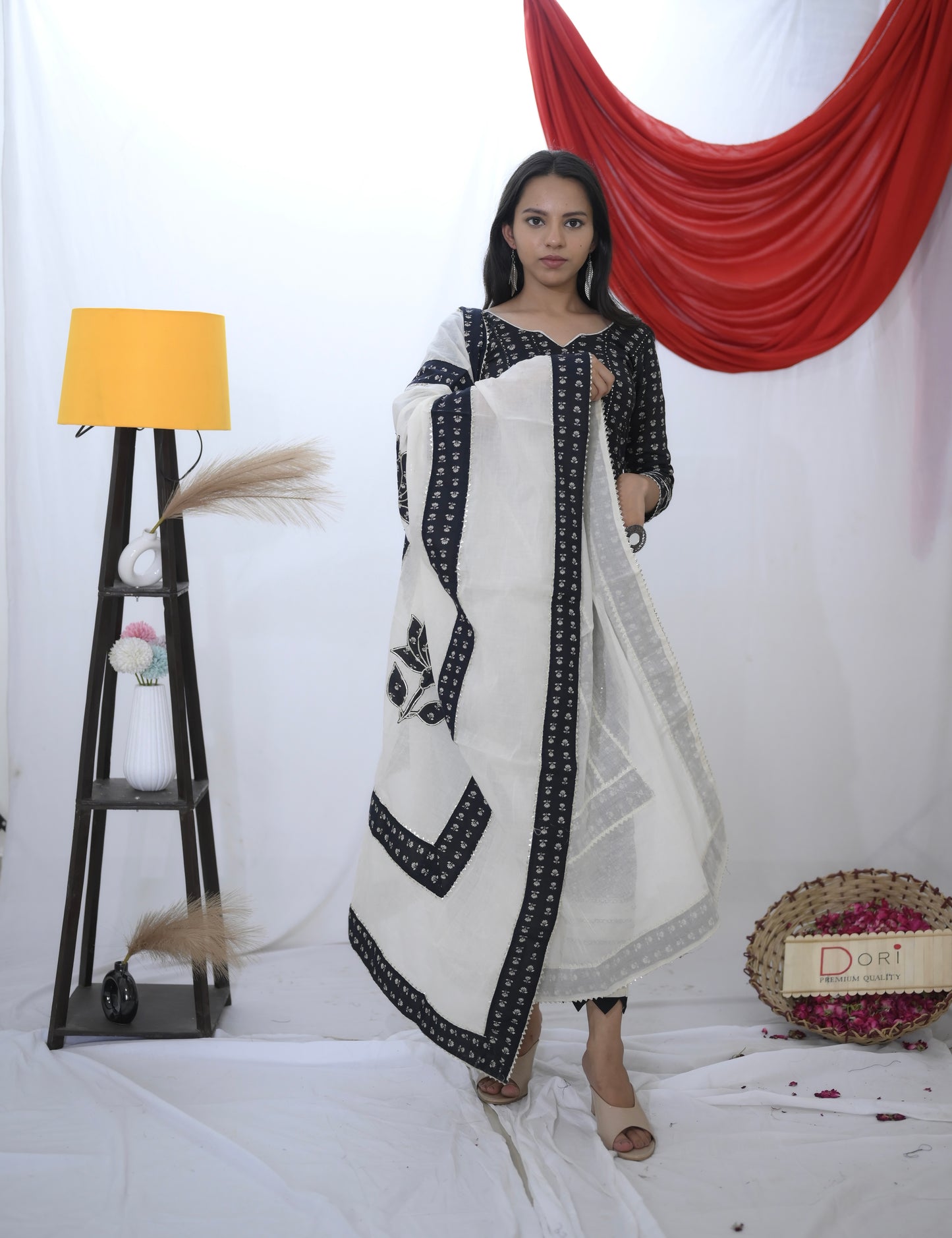 Black Kamal Suit Set