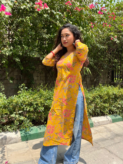 Boondi Long Kurti