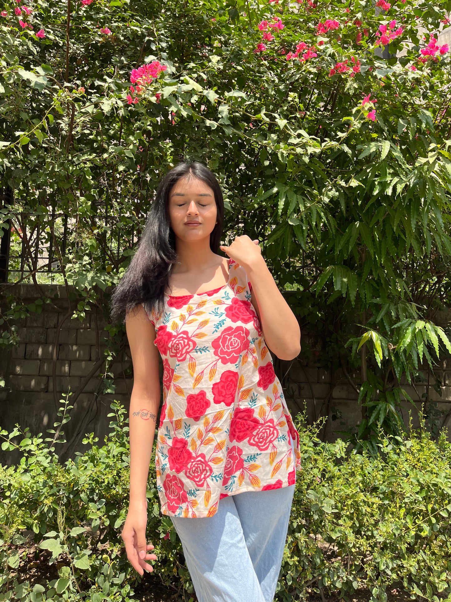 Tooty Fruity Sleeveless Kurti