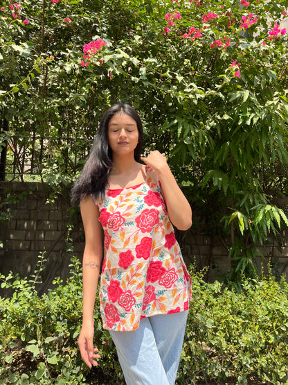 Tooty Fruity Sleeveless Kurti