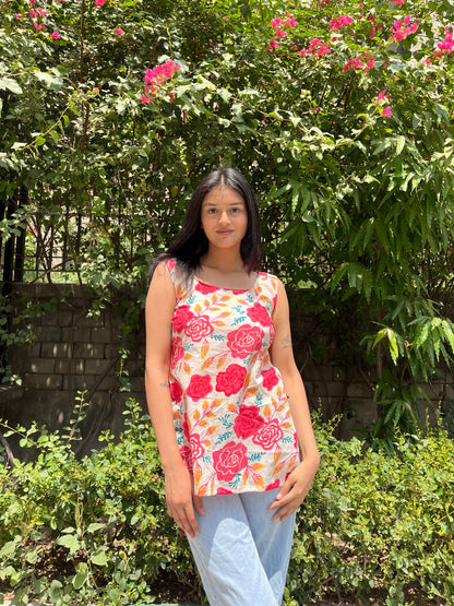 Tooty Fruity Sleeveless Kurti