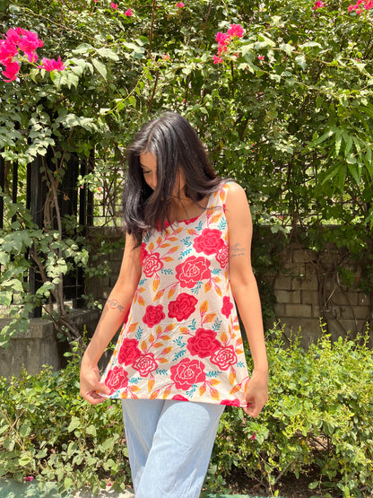 Tooty Fruity Sleeveless Kurti