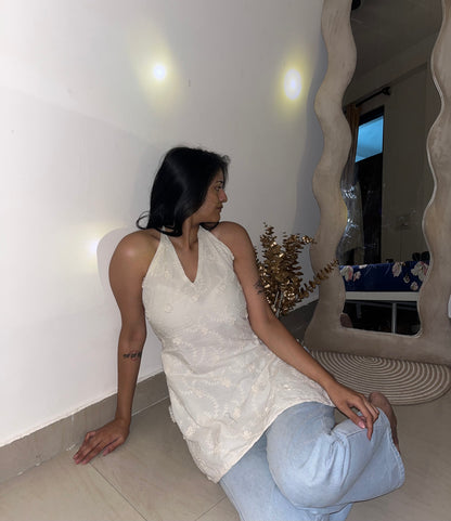 Sufiyana Halter Neck Kurti