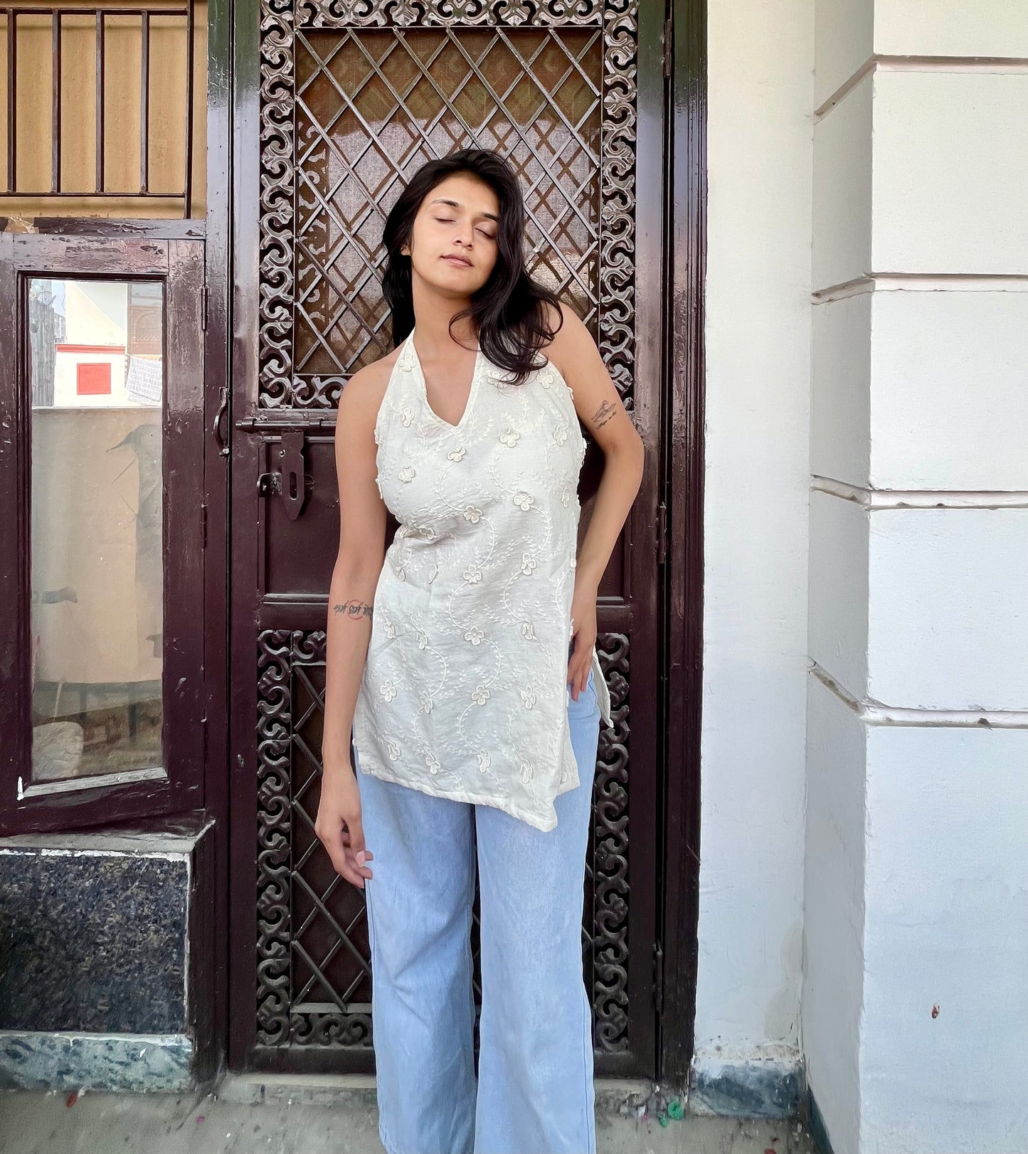 Sufiyana Halter Neck Kurti