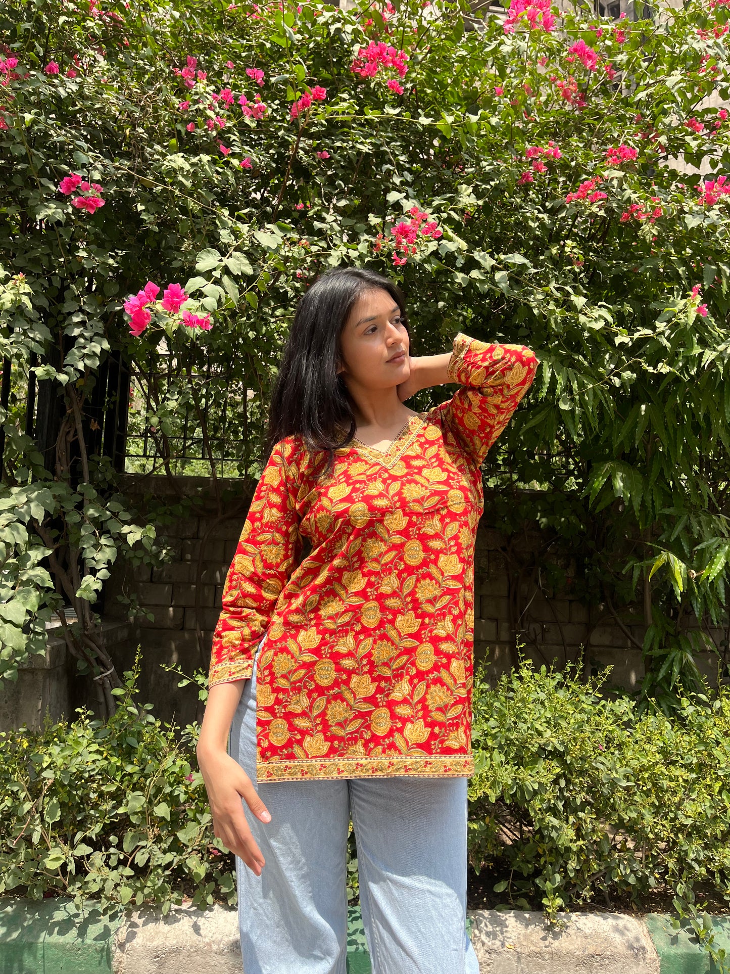 Tamana Straight Short Kurti