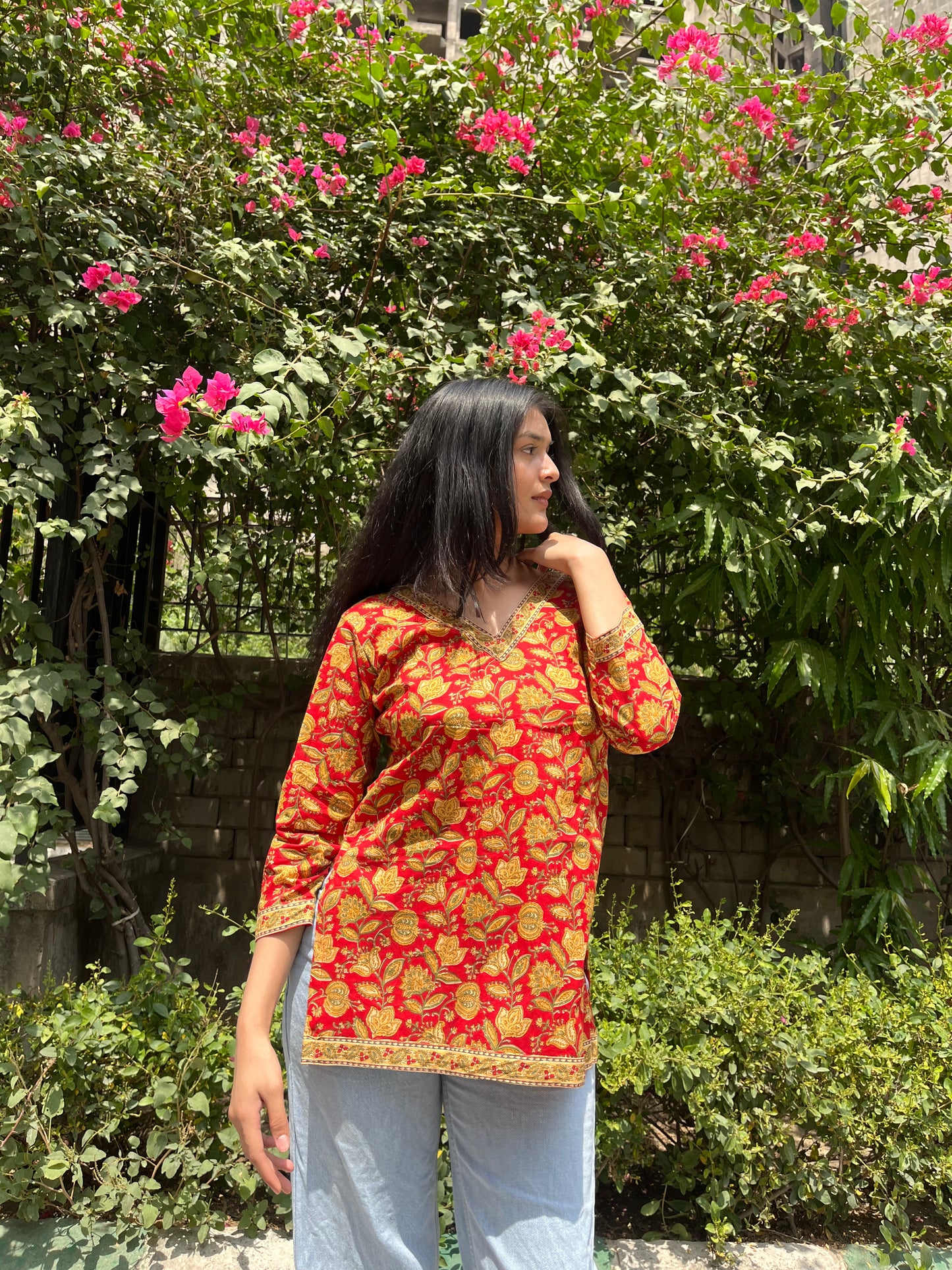 Tamana Straight Short Kurti