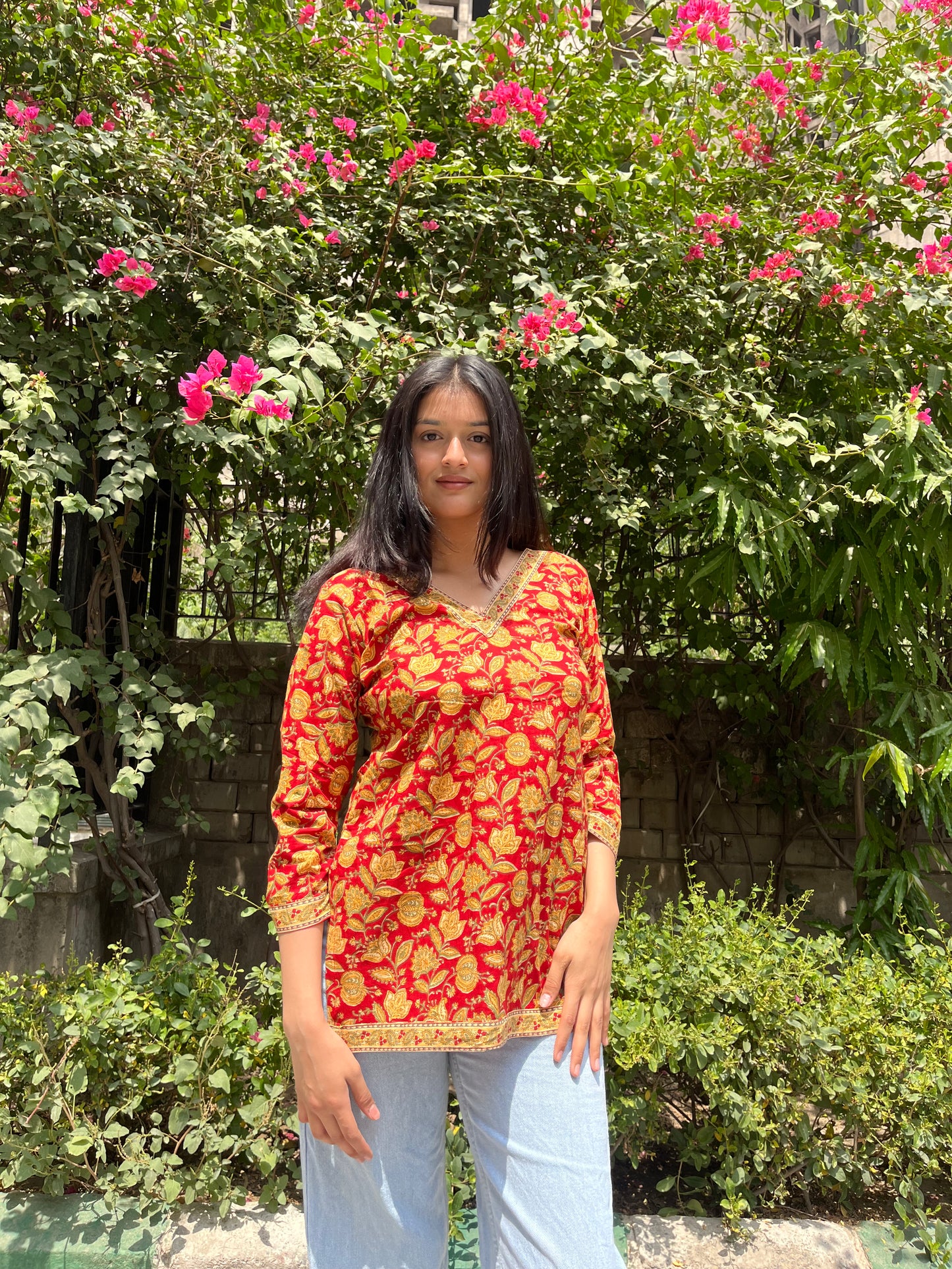 Tamana Straight Short Kurti