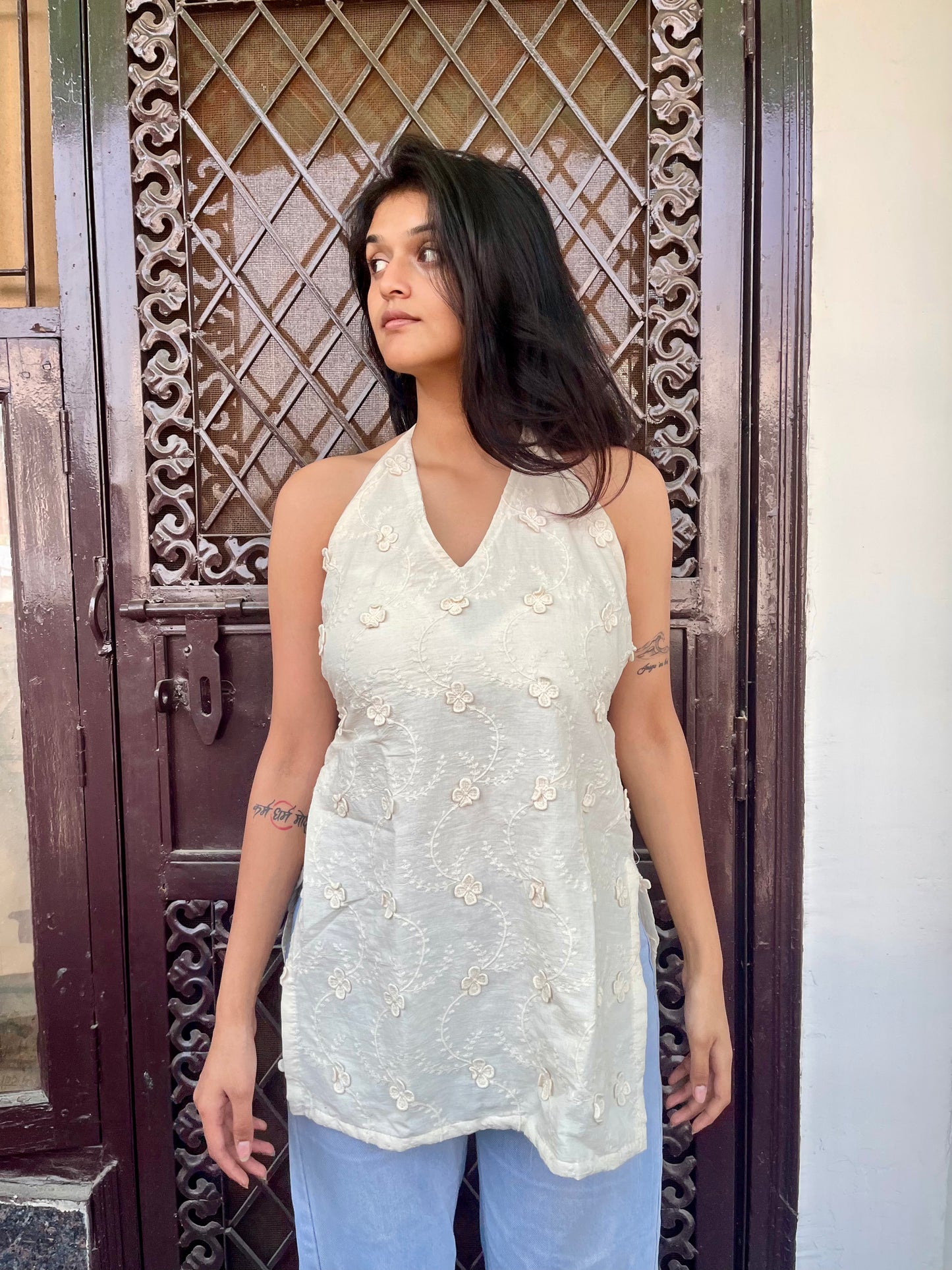 Sufiyana Halter Neck Kurti