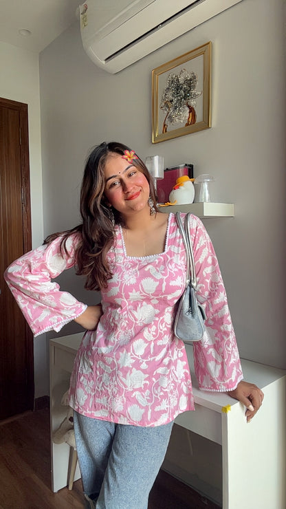 Desi Barbie Straight Kurti Top