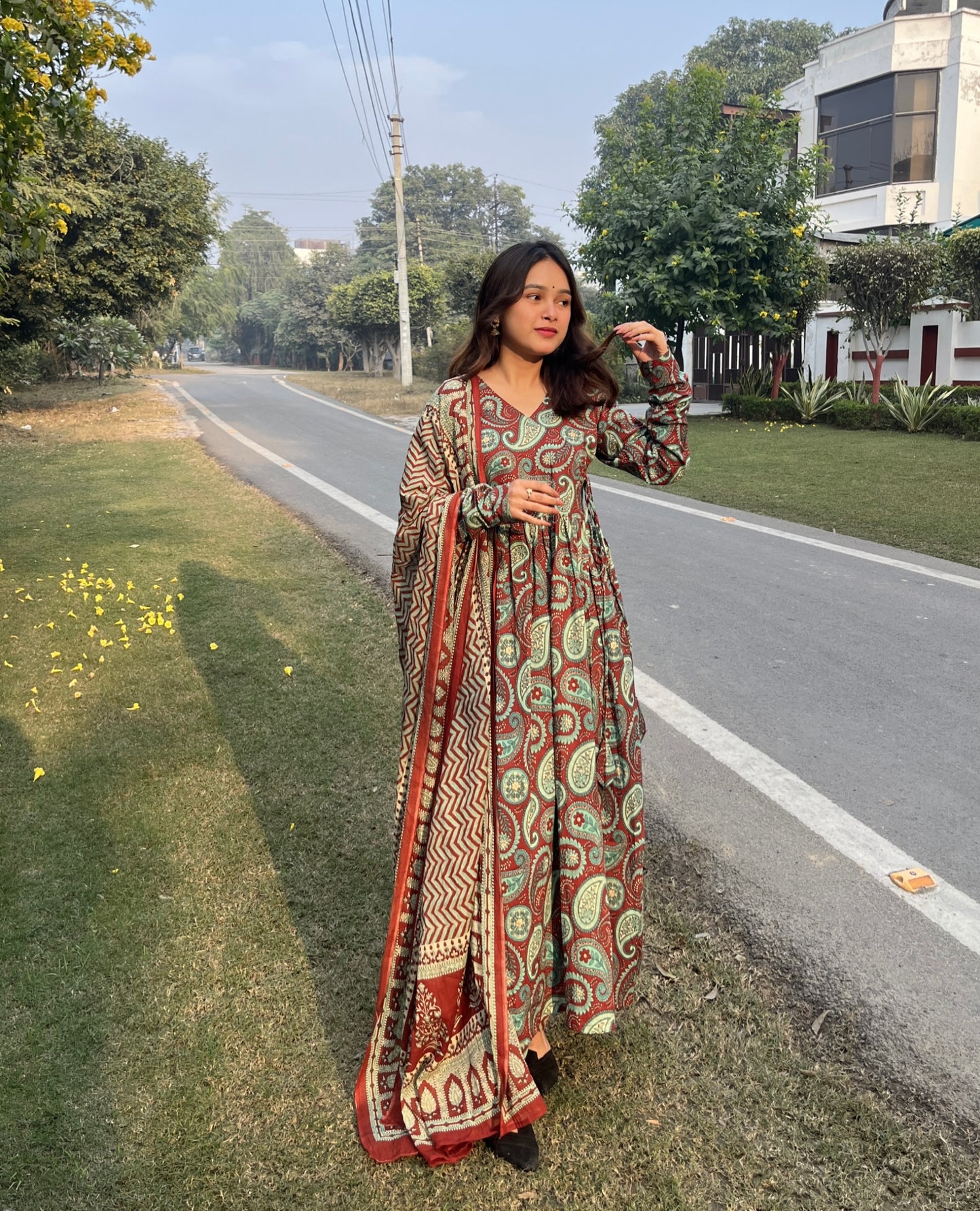 Shelly Anarkali Suit Set