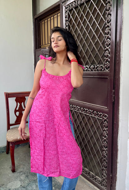 Reva Tie-up Long Kurti