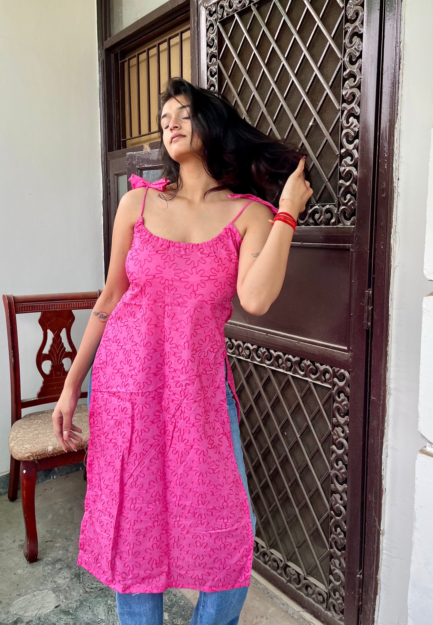 Reva Tie-up Long Kurti