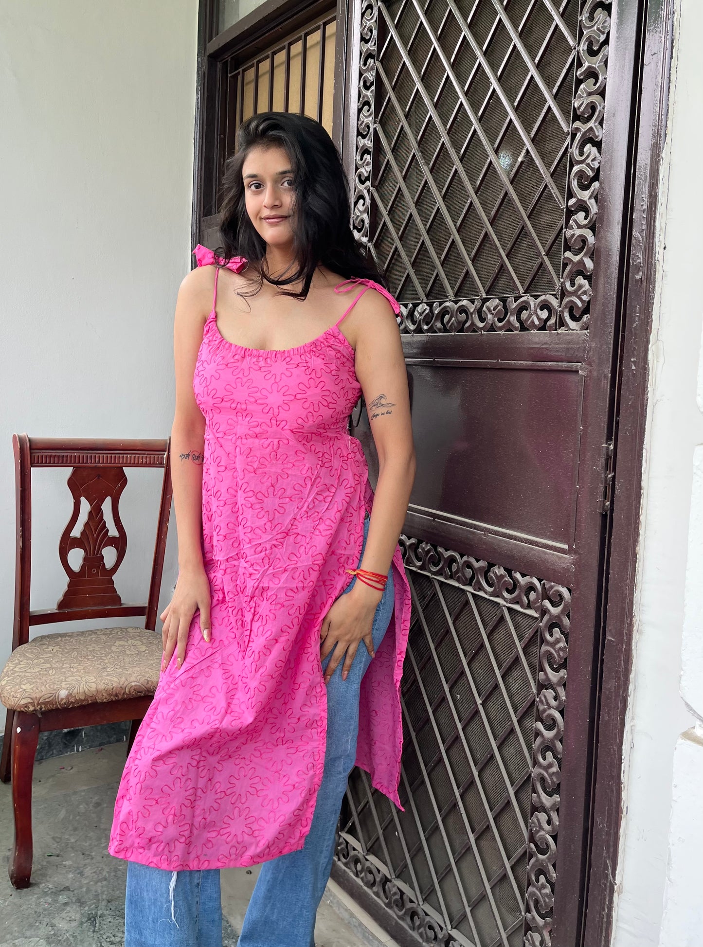 Reva Tie-up Long Kurti