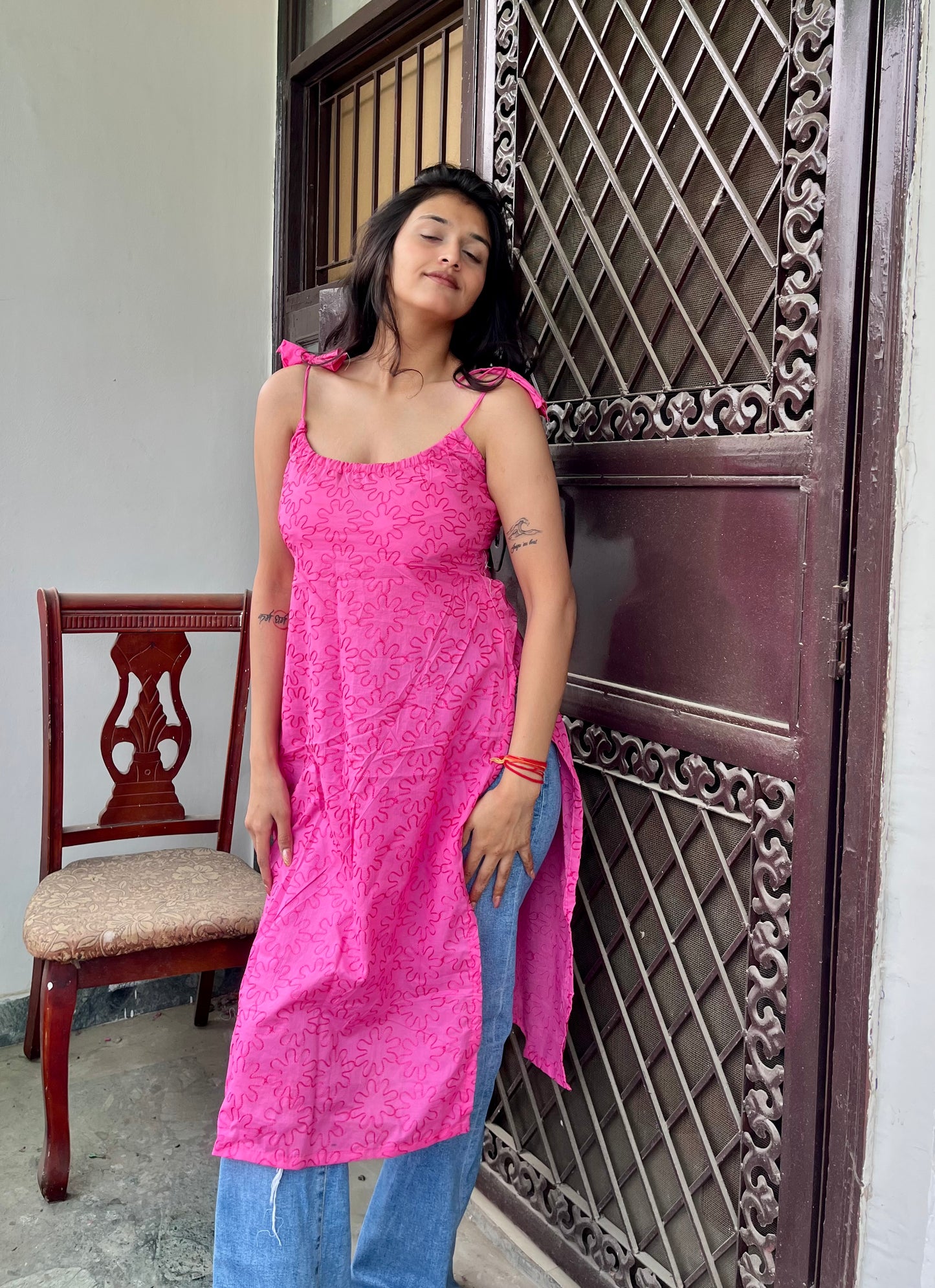 Reva Tie-up Long Kurti