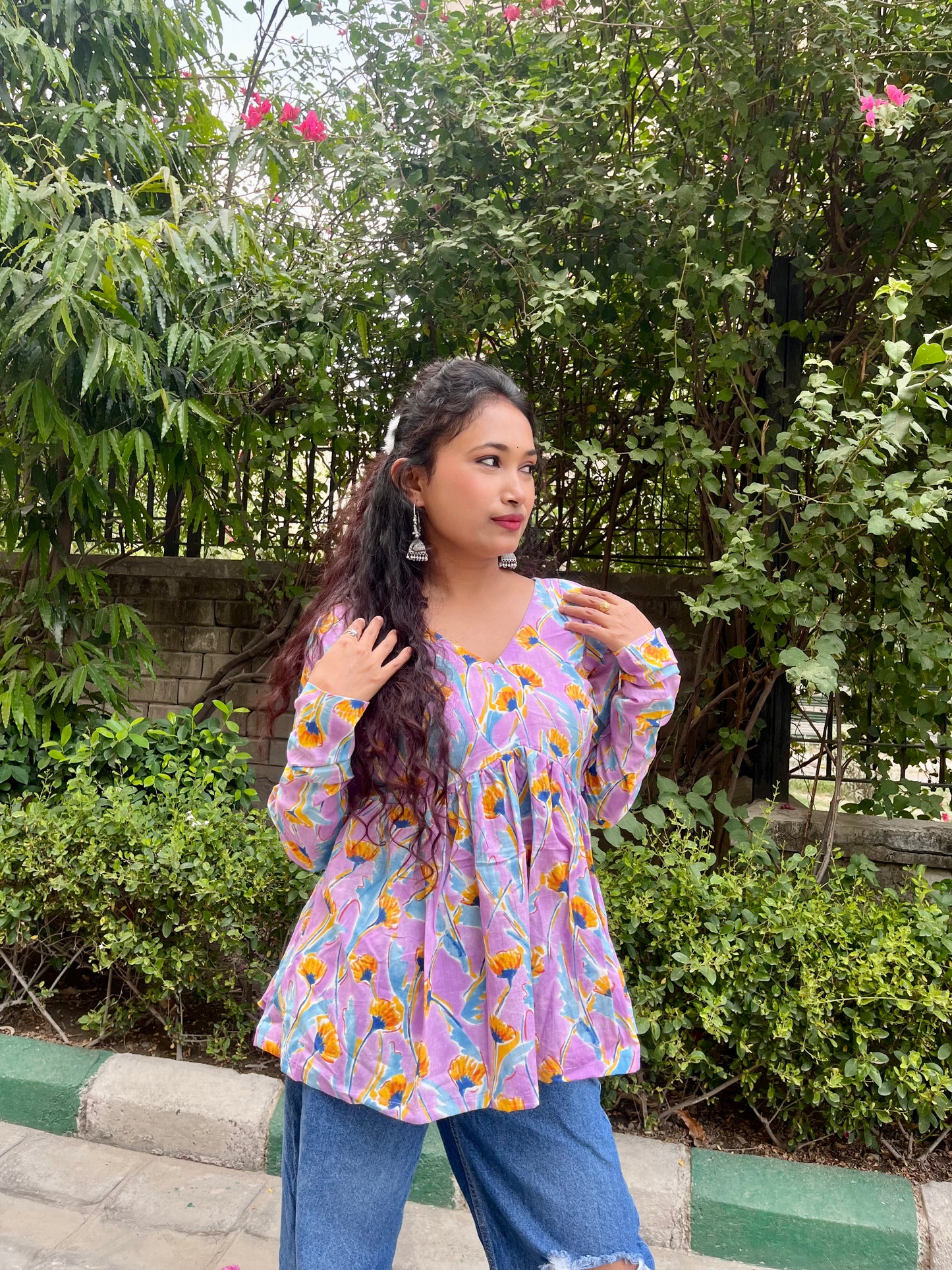 Sugar Candy Peeplum Short Kurti